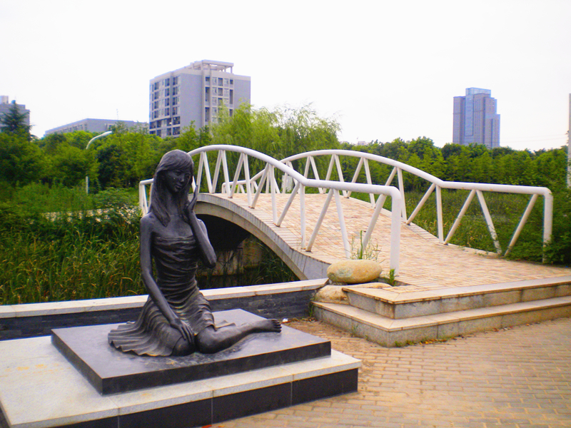 武汉工程大学校园一角